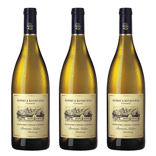 Rupert & Rothschild Baroness Nadine Chardonnay 75cl White Wine Treble Wine Set